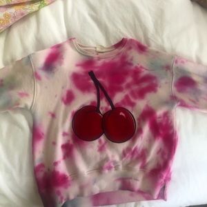 Zara cherry crewneck
